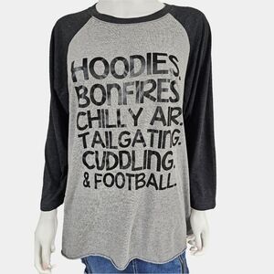 Next Level Apparel Graphic Baseball Jersey Tee Size XL